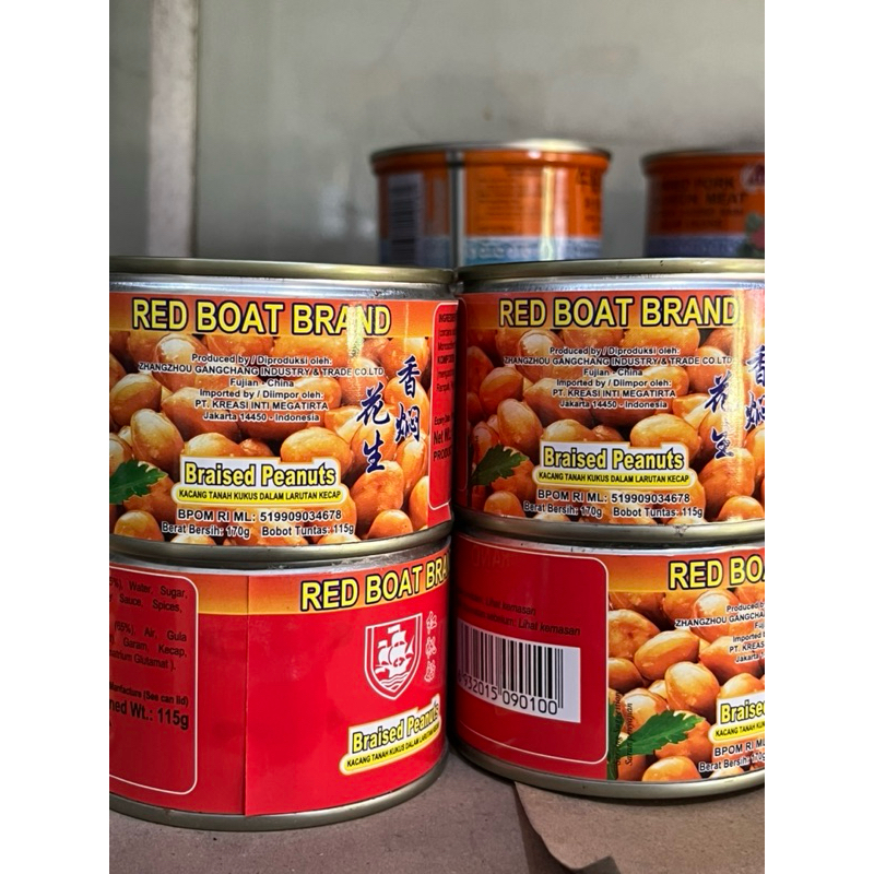 

Red Boat Brand Braised Peanuts/Kacang Tanah Kukus dalam larutan