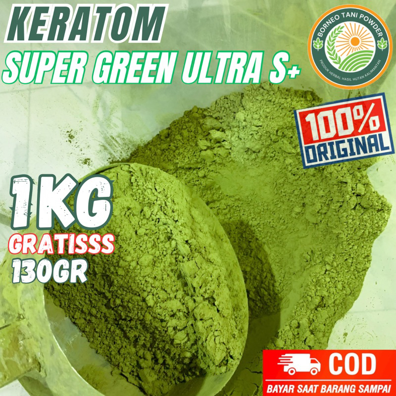 

Minuman Khas Borneo Tani Powder bubk purli bubuk daun purli bubuk purlik bubuk hijau kalimantan S+ & A+ 1Kg gratis 130gram