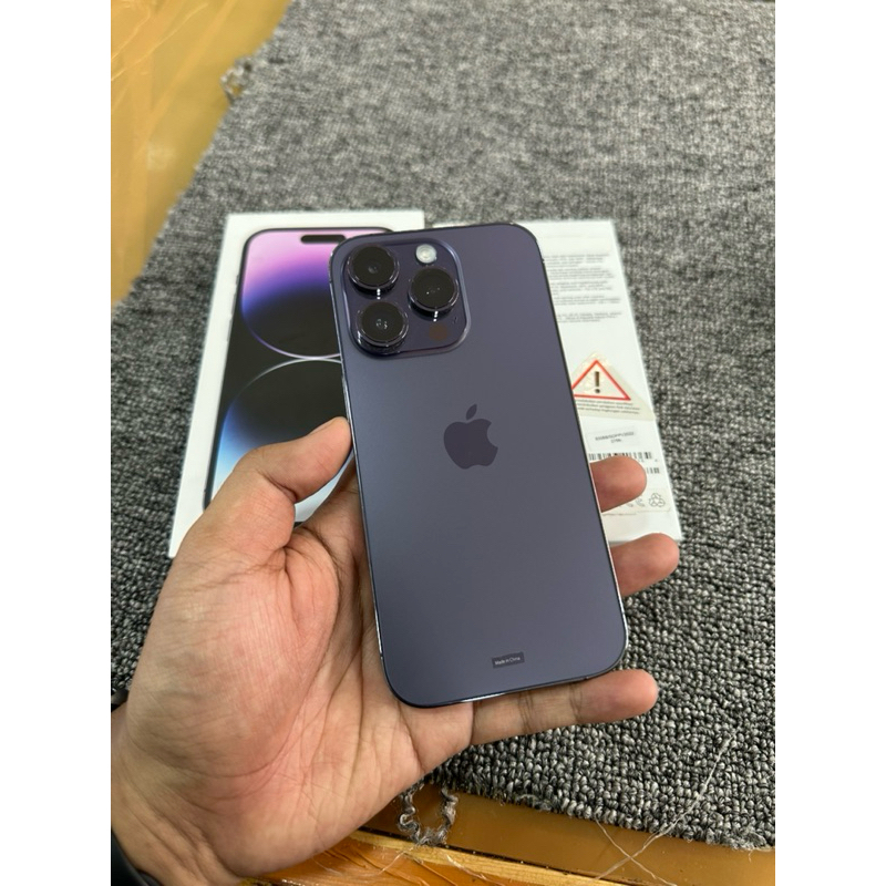 iphone 14 pro 256gb ibox second deeppurple