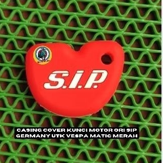 Cover Kunci motor (merah) SIP Germany utk Vespa Matic
