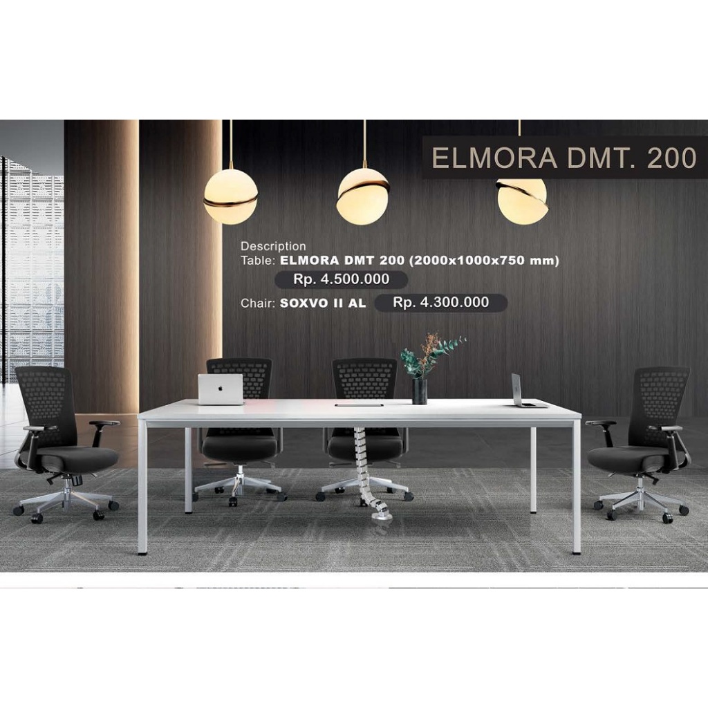 Meja Meeting Meja Rapat INDACHI ELMORA DMT200 Molek Furniture