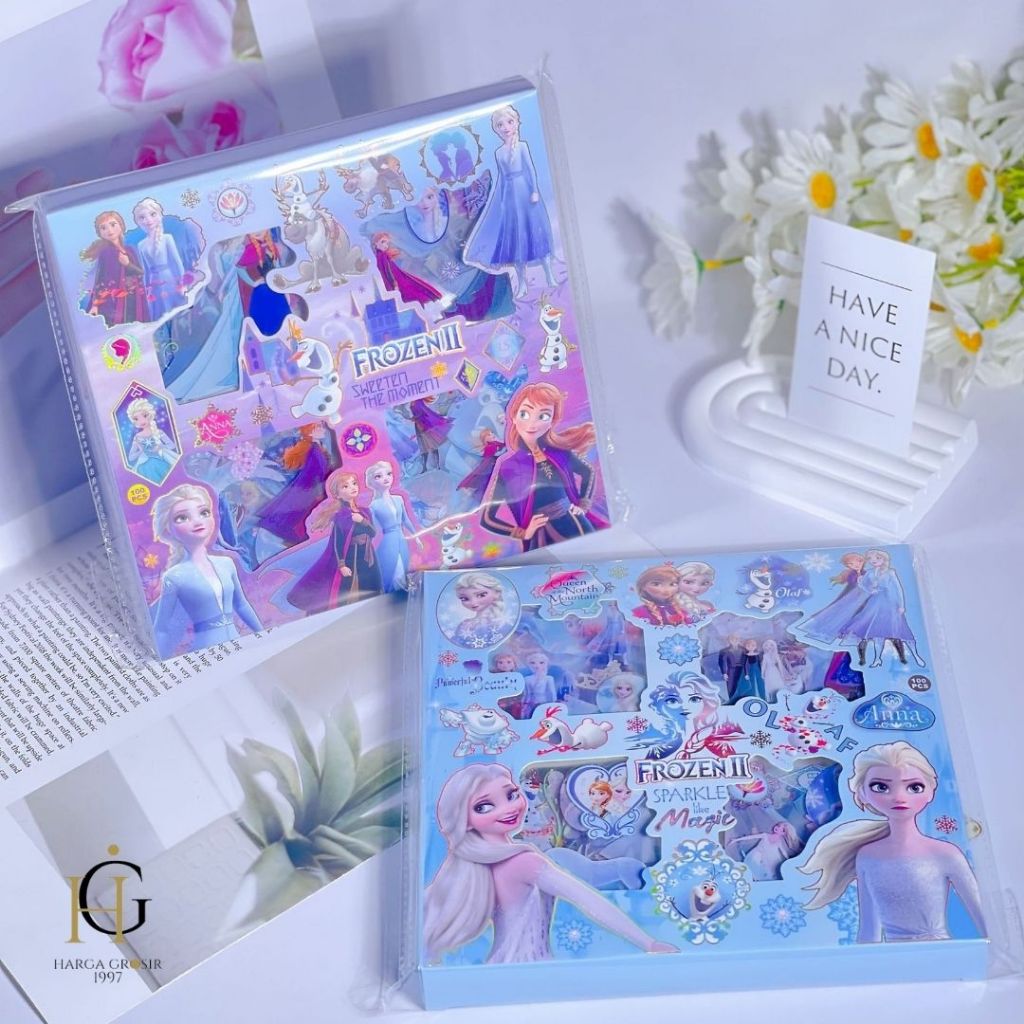 

STIKER 100 LEMBAR FROZEN CYK ST STIKER MURAH ANTI AIR CUTE