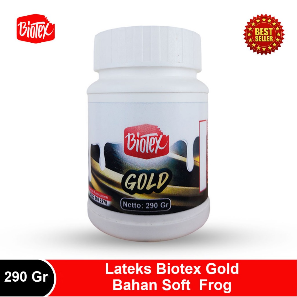 Lateks Biotex Gold Bahan Bikin Soft Frog 290 gr