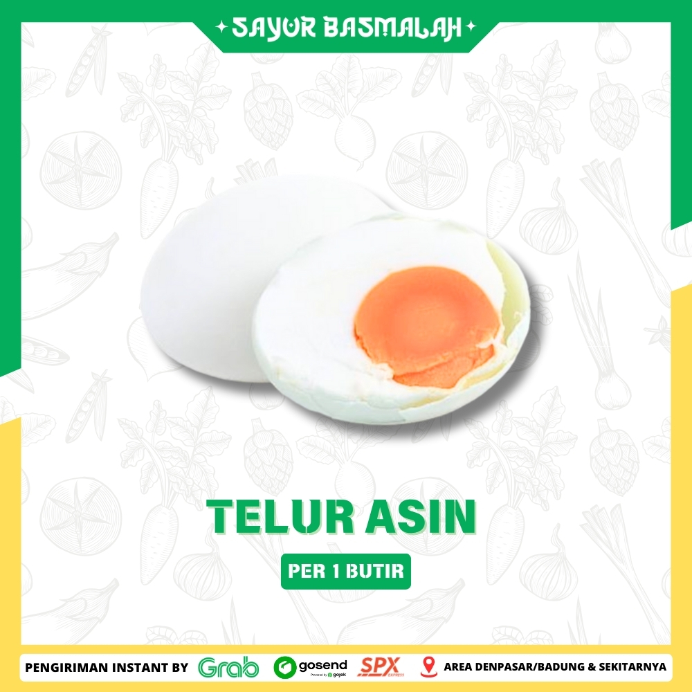 

Telur Asin Per 1 Butir - Sayur Basmalah