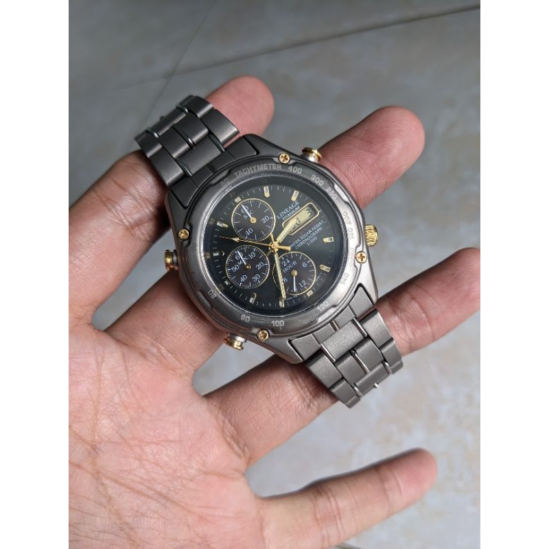 Casio Lineage Chronograph Titanium LIS-001 Made in Japan