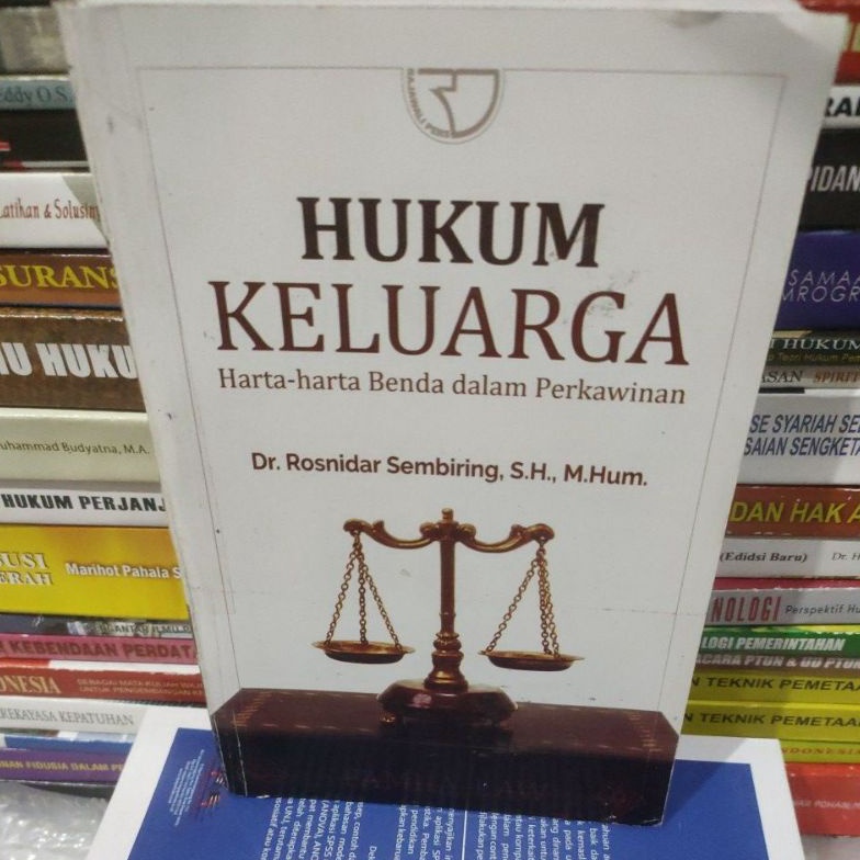 

KODE V37I Hukum keluarga harta harta benda dalam perkawinan by Rosnidar Sembiring
