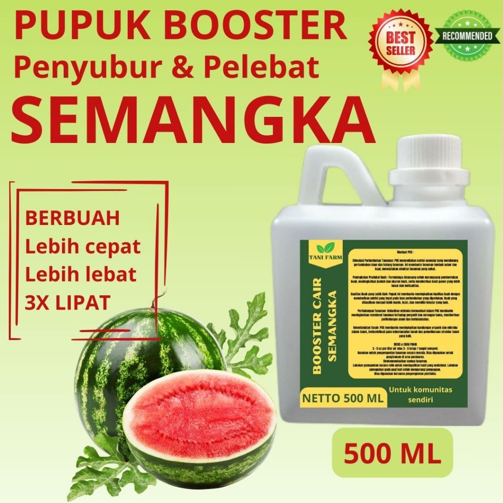 Pupuk Semangka Agar Buah Lebat dan Berat / Pupuk Semangka / Pupuk Semangka Baru Tanam / Pupuk Cair
