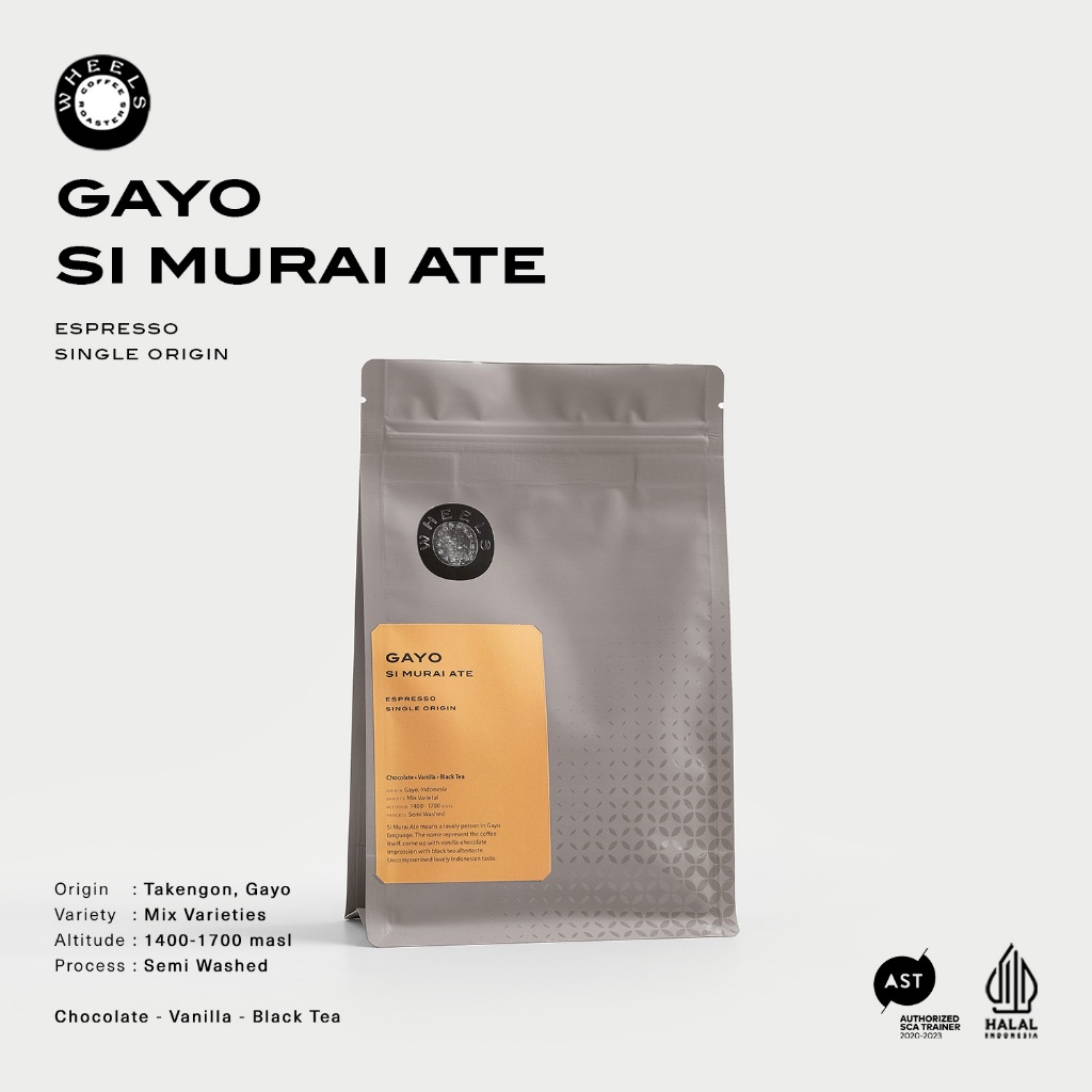 

Single Origin Espresso Arabica Coffee : Gayo Si Murai Ate