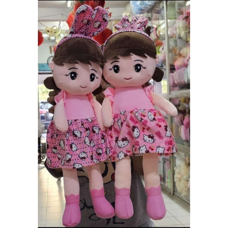 Boneka cewek cantik cindy dress pink