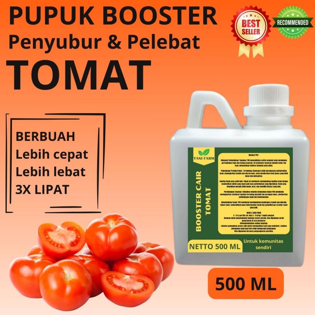 Pupuk Tomat Agar Buah Lebat dan Berat / Pupuk Tomat / Pupuk Tomat Baru Tanam / Pupuk Tomat Cair
