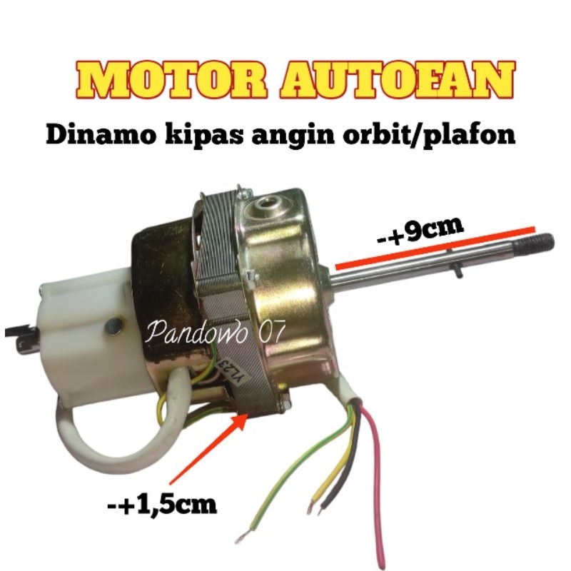 DINAMO KIPAS ANGIN PLAFON AUTOFAN / MOTOR KIPAS ANGIN AUTO FAN PLAFON ATAP / DINAMO KIPAS ANGIN ORBI