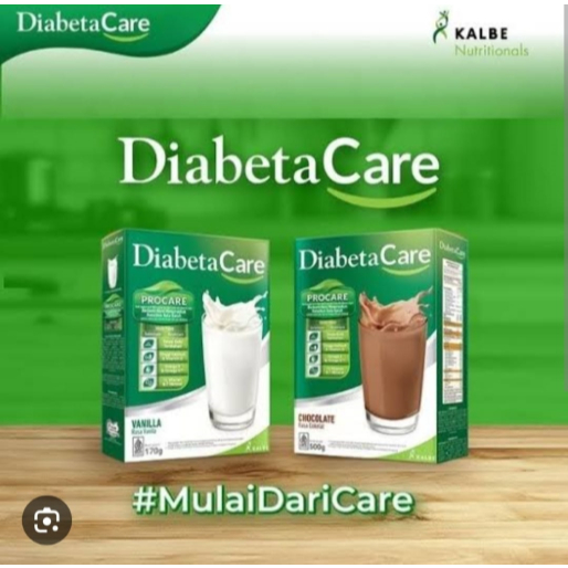 

Susu DIABETACARE Rasa Vanila/Coklat 170gr/500gr BOX