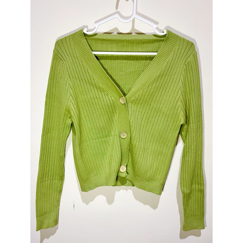 [Preloved] Cardigan Hijau