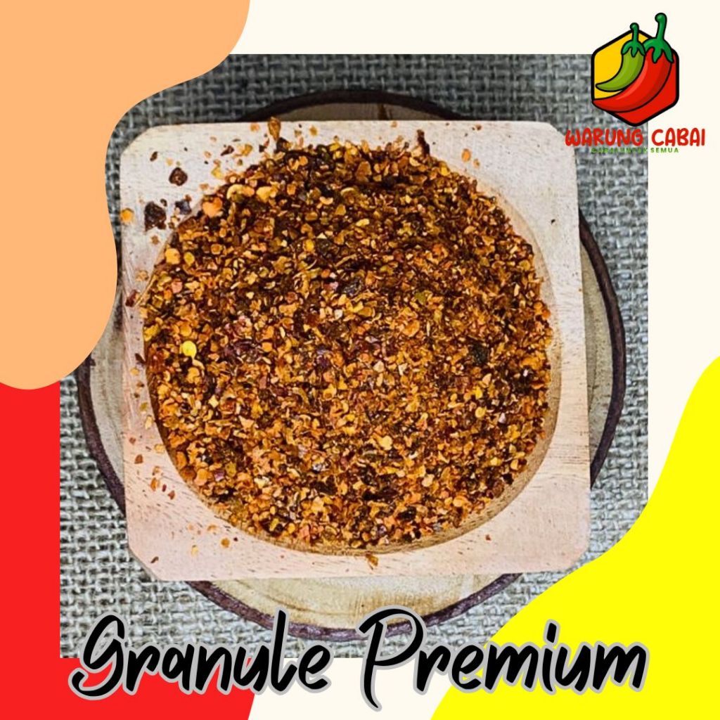 

Cabai GRANULE - Cabe Bubuk Kasar Sedang - chili GRANULE