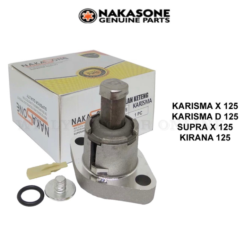Setelan Keteng Karisma Supra x 125 NAKASONE Tonjokan keteng Karisma Otomatis tensioner Karisma