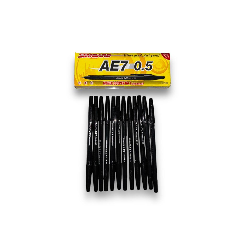 

Pulpen Standard AE7 Hitam / Pen Standard A7/ Pulpen Hitam / Pen Hitam