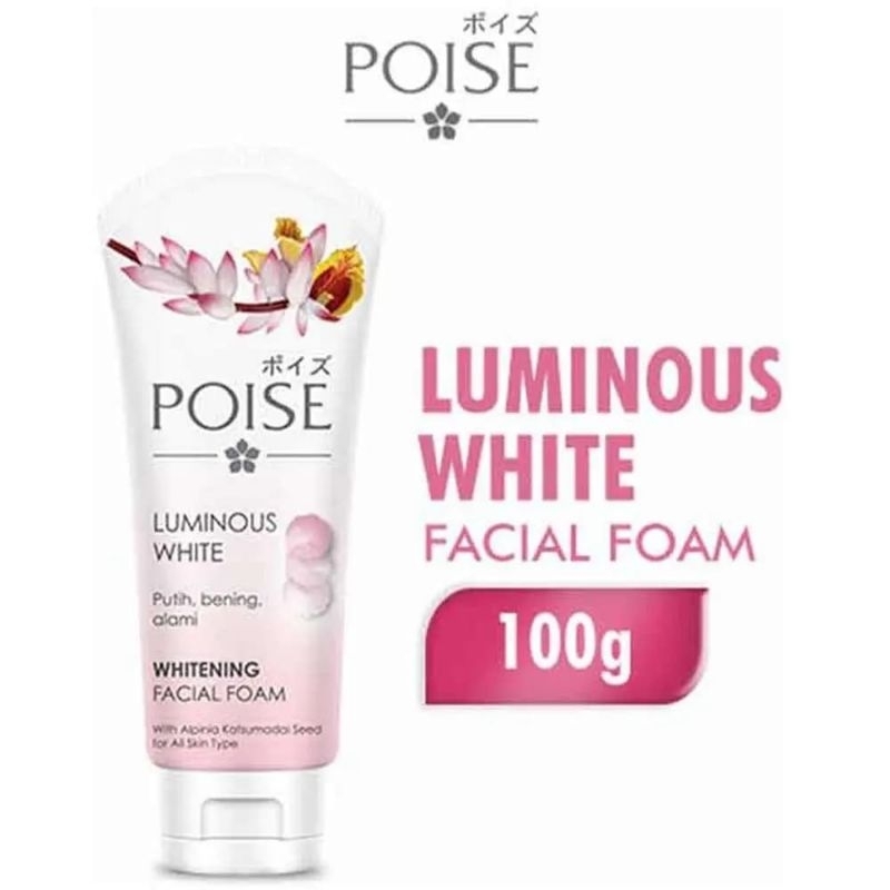 Poise Luminous White Facial Foam