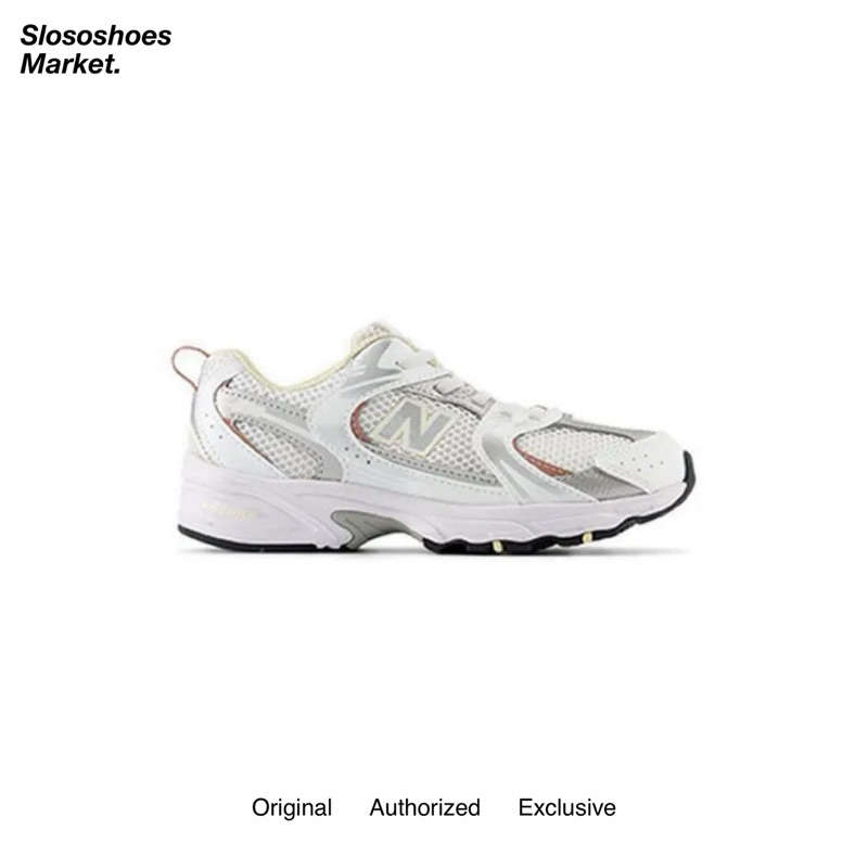 New Balance 530 - White Calcium Silver (Gs) 100% Original / RESMI