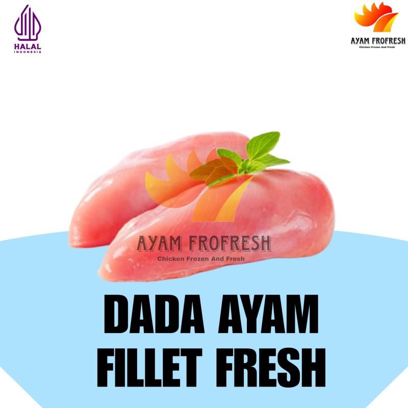 

Dada ayam fillet fresh 500gram Premium Quality langsung dari pemotongan