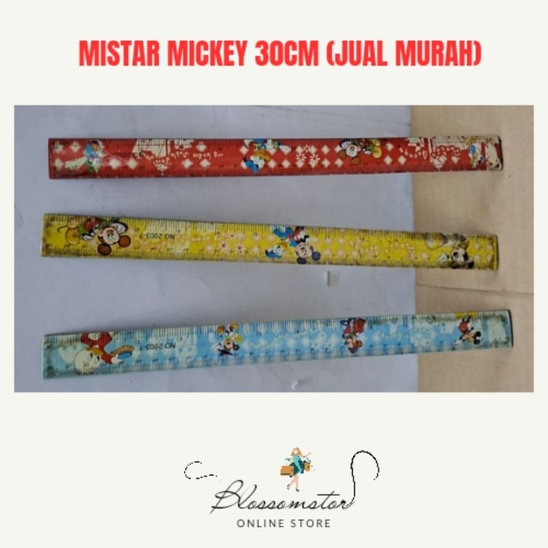 

JUAL MURAH MISTAR 30 CM MICKEY DISNEY / PENGGARIS / RULER