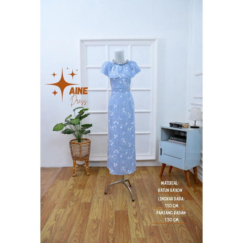 Aine Dress - Home Dress - Daster Kekinian - Daster - Daster panjang