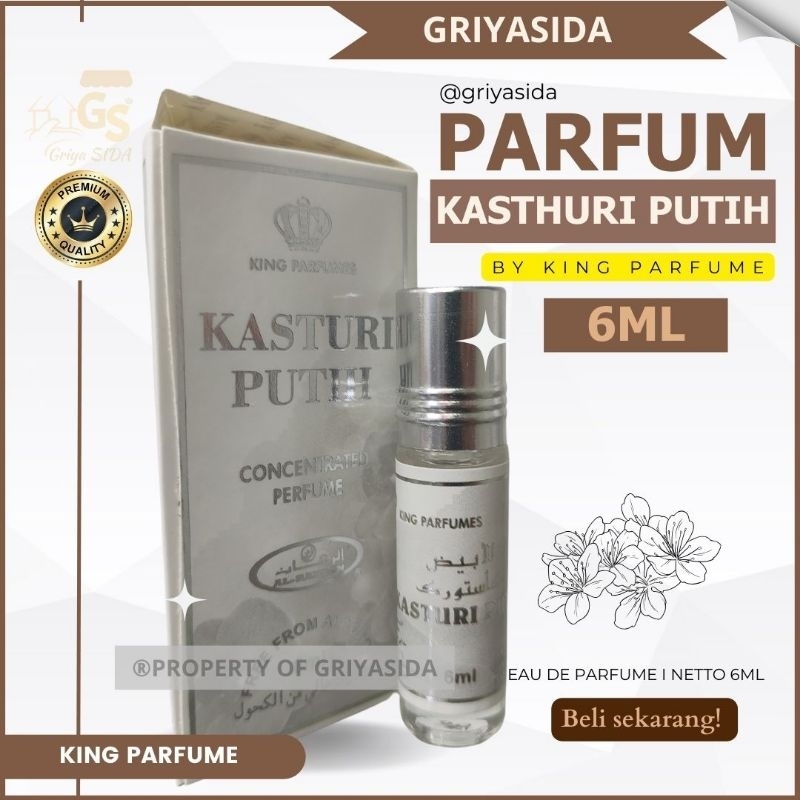 Parfum Kasturi putih 6ml alraehan aroma KASTURI al raehan mirip al rehab parfum Harga grosir PROMO