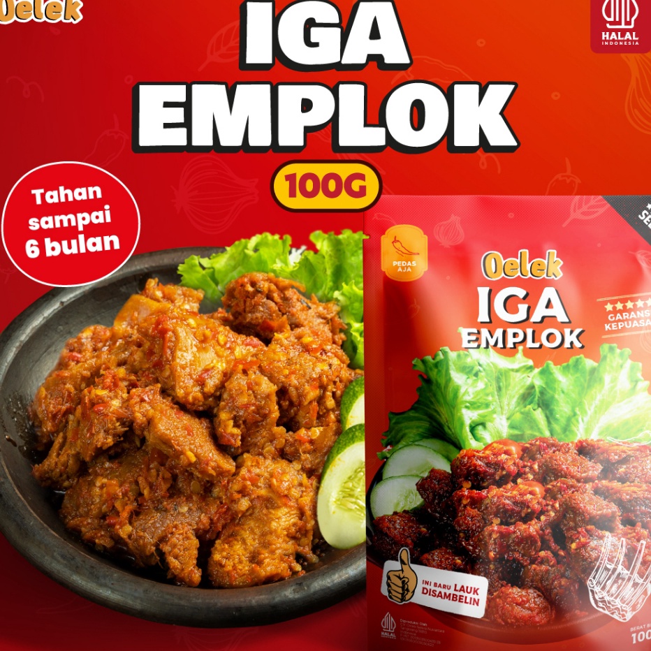

LIMITED Iga Emplok Oelek 1gr Iga Mercon Iga Sambal Oseng Iga
