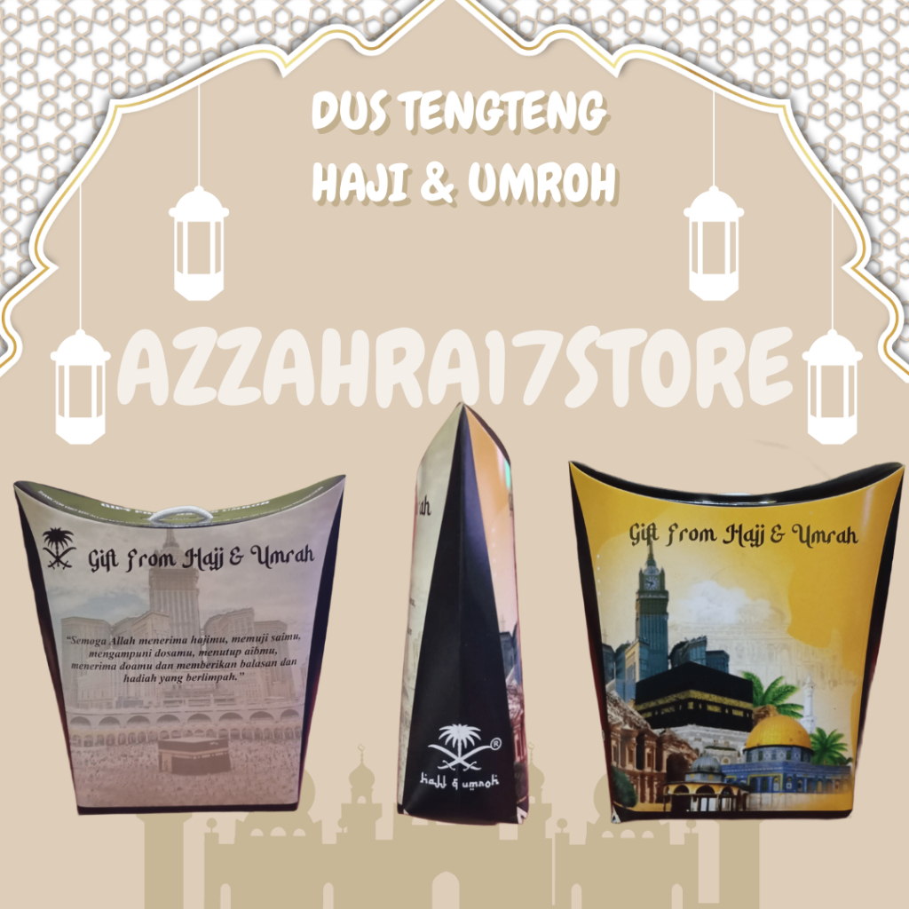 

RB 1 pack(isi 50pcs) Dus tenteng dus tali goodie bag paketan oleh oleh hajji dan umroh