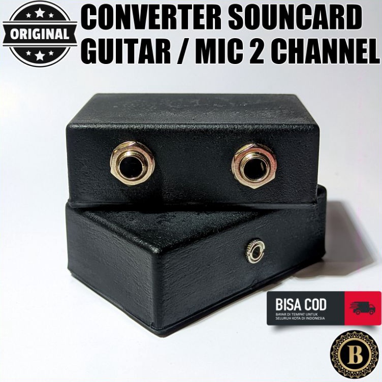 Kejutan Termurah  CONVERTER GITAR SOUNDCARD V8  CONVERTER MIC CONDENSER  MIC DYNAMIC