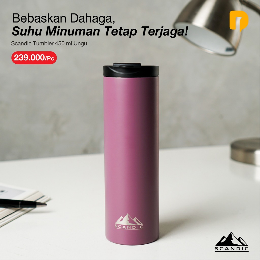 Tempat Minum Tahan Dingin Tumbler Scandic 450 ml