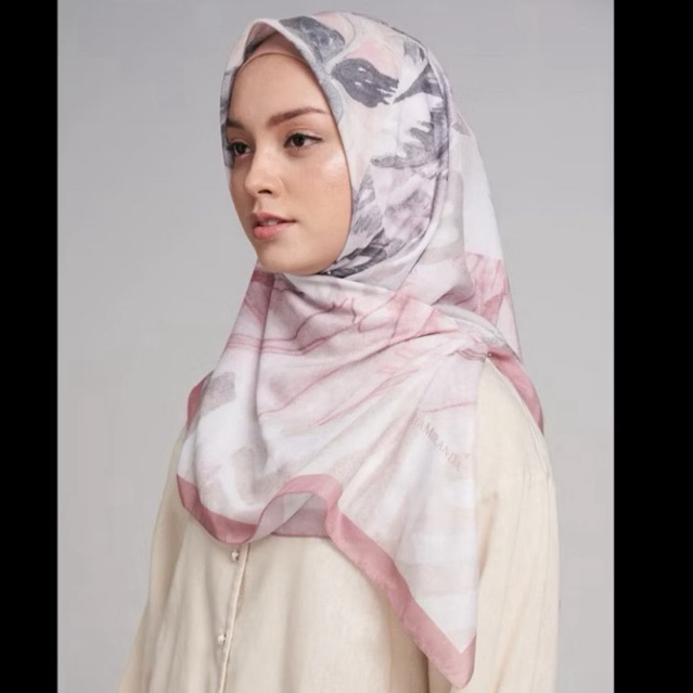 Ria Miranda Blossom Scarf Pale Pink Preloved