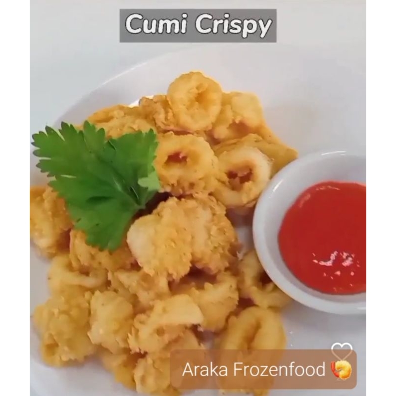 

Cumi squid tepung tempura crispy 250gram