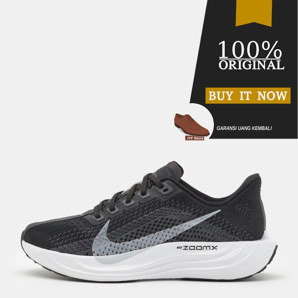 Sepatu Running Original Nike Zoomx Pegasus Plus - Black/Anthracite  Style: FQ7261-002