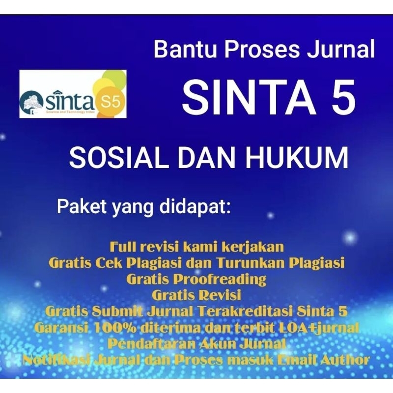 Jurnal Sinta 5 Sosial dan Hukum