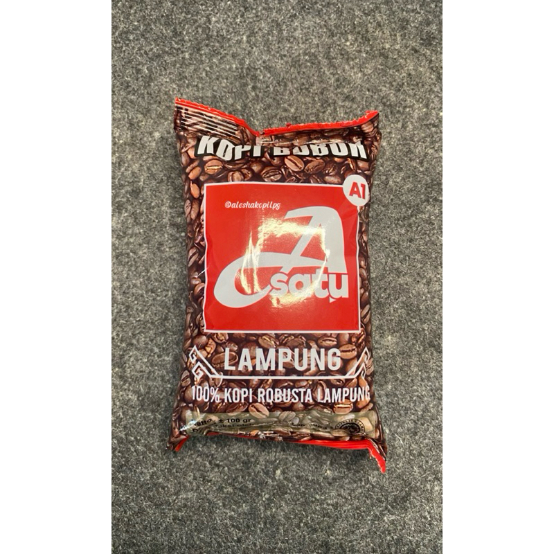 

KOPI BUBUK A SATU 100% KOPI ROBUSTA LAMPUNG NETTO -+ 100 GRAM