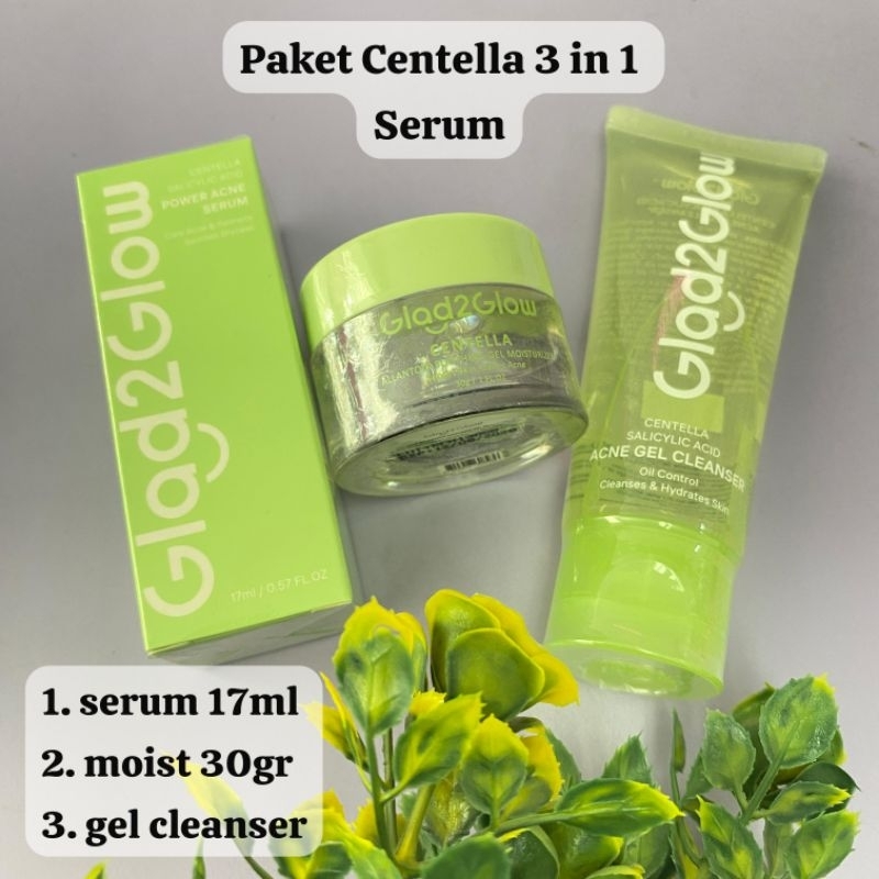 ✨GLAD2GLOW✨ Paket Centella Acne Glad2Glow || Paket Acne