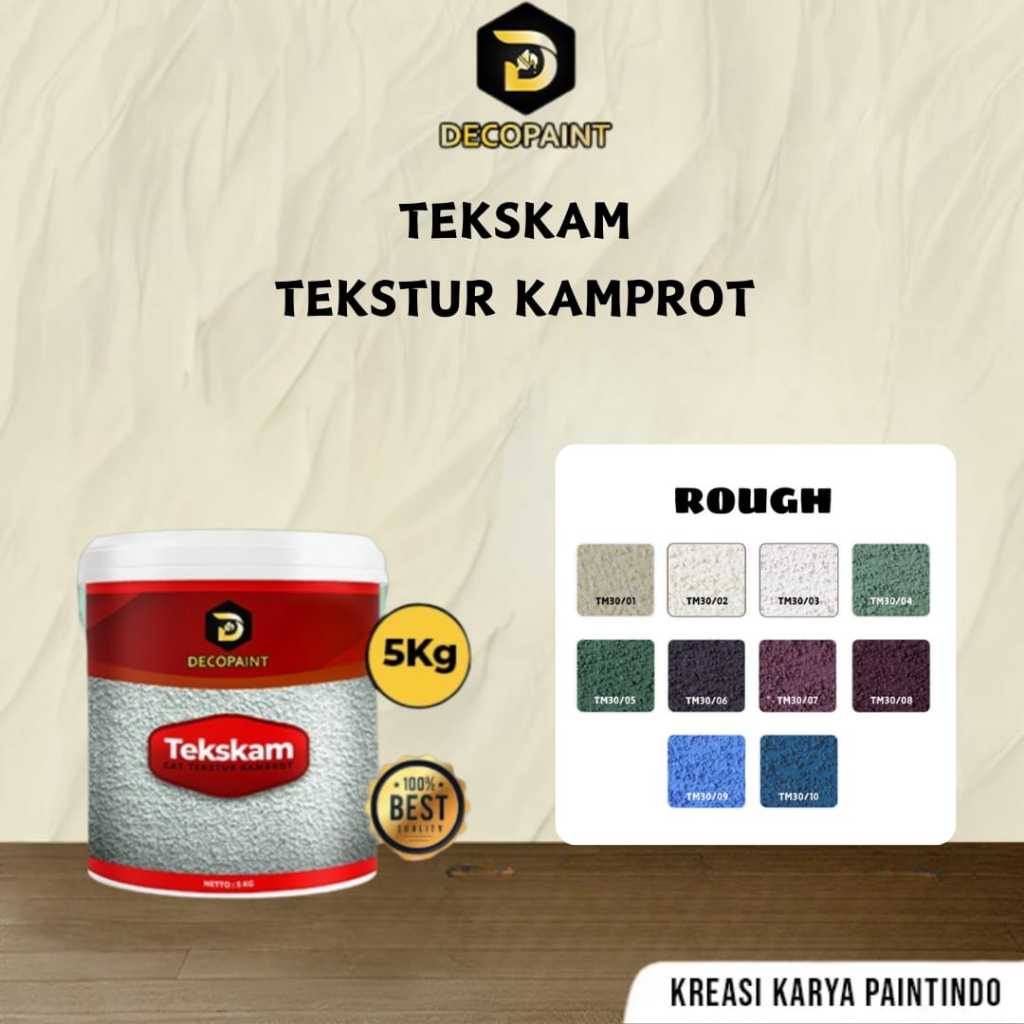 5Kg TM ROUGH | Cat Tekstur Tembok - Cat Tekstur Kamprot