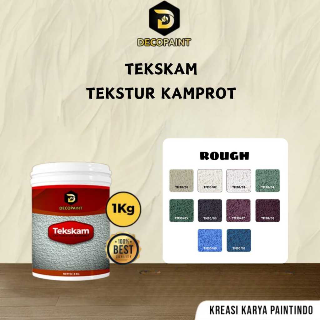 1Kg TM ROUGH | Cat Tekstur Tembok - Cat Tekstur Kamprot