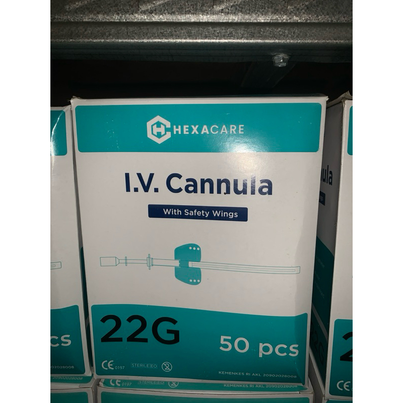 HEXA CARE PLUS IV 22G PLUS PORT PER BOX SUPER PROMO