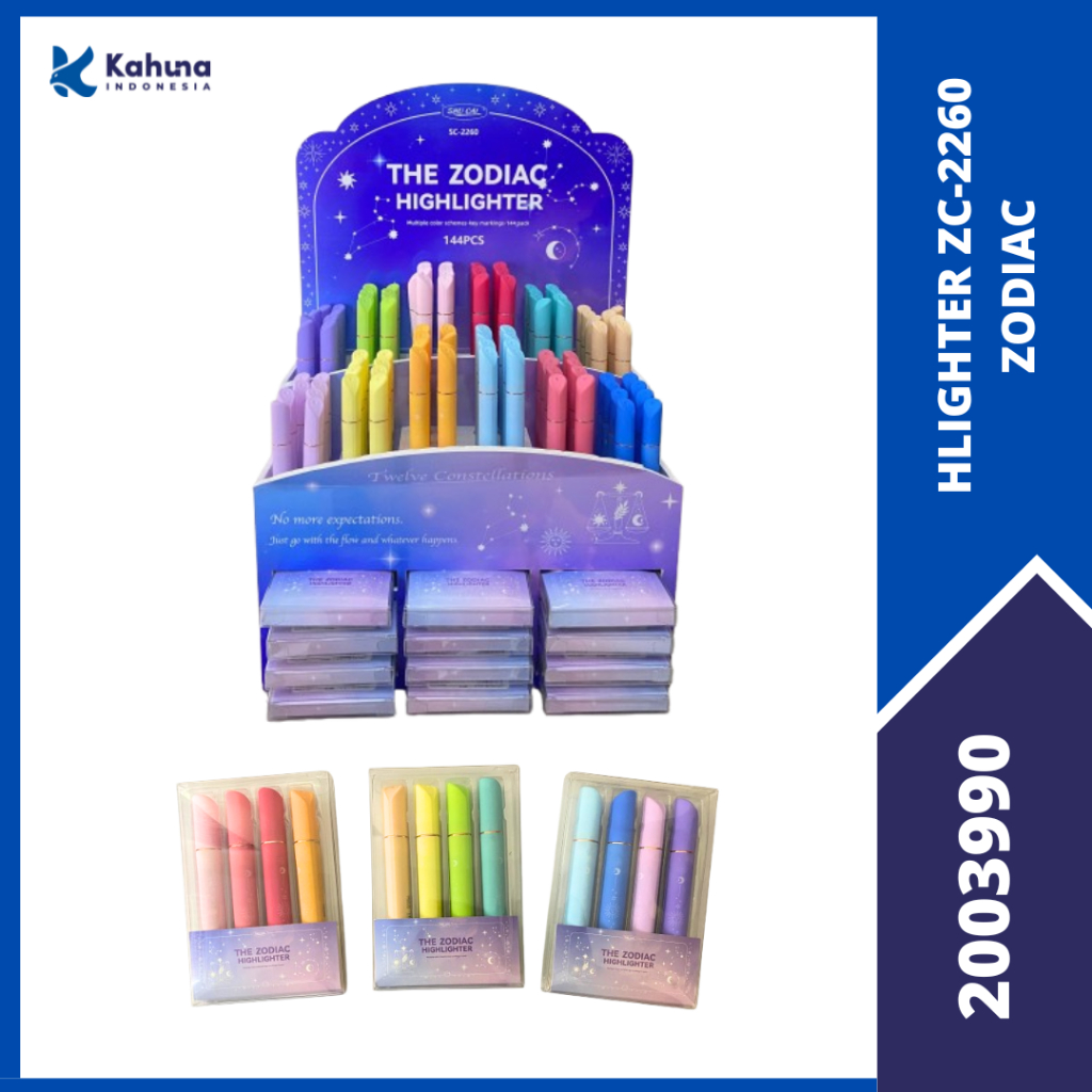 

Highlighter Stabillo Pastel Zodiac cancer virgo aries libra ZC-2260 Shu Cai [2003990]