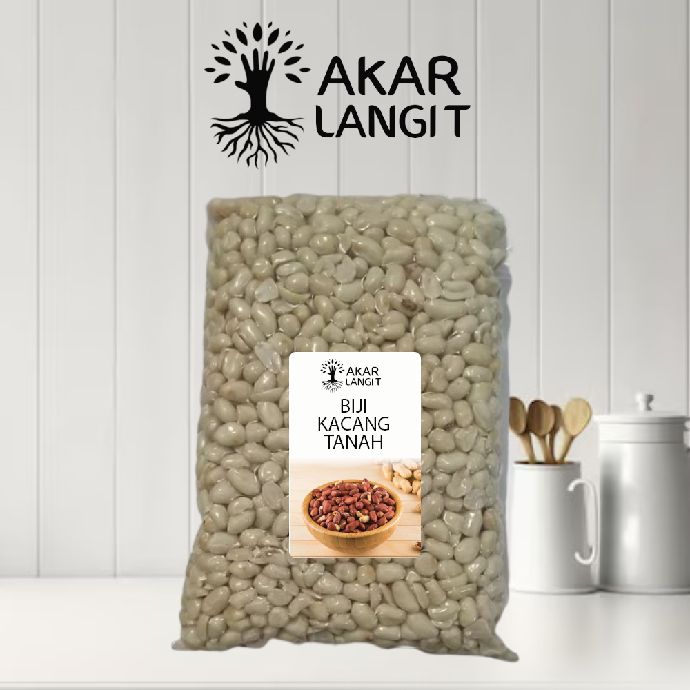 

Kacang Tanah Kupas 1KG Jago [Besar] - Akarlangit