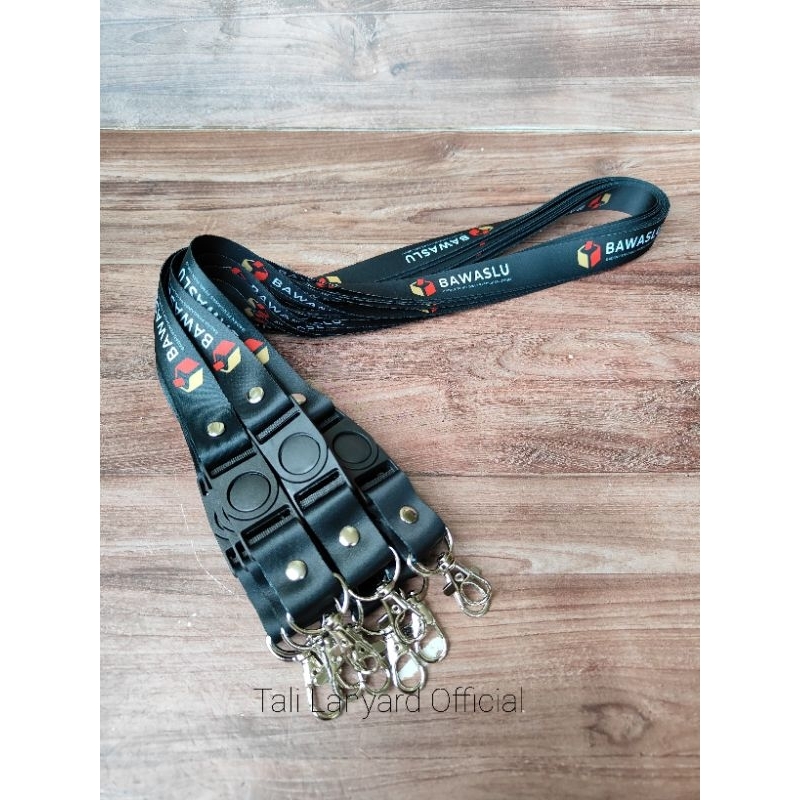 

Tali Id Card Bawaslu / Tali Lanyard Bawaslu / free Casing Id Card