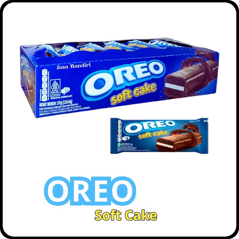 

Oreo Bolu Soft Cake Krim Vanilla 16gr