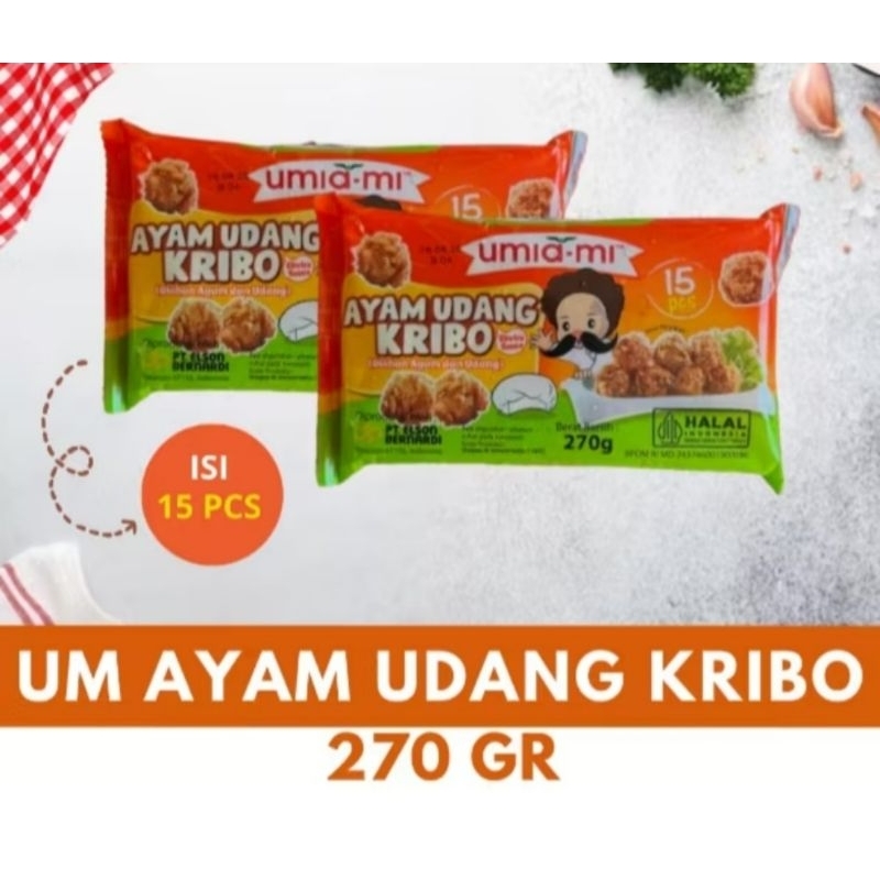 

Umiami Udang Ayam Kribo 270gr