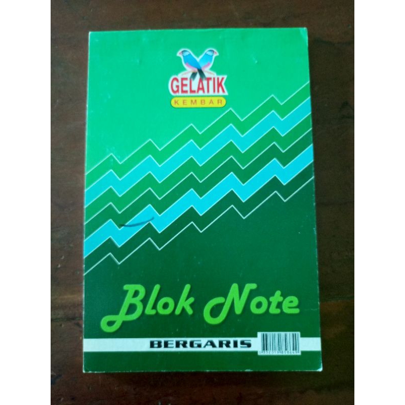 

Block Note Bergaris-Gelatik Kembar