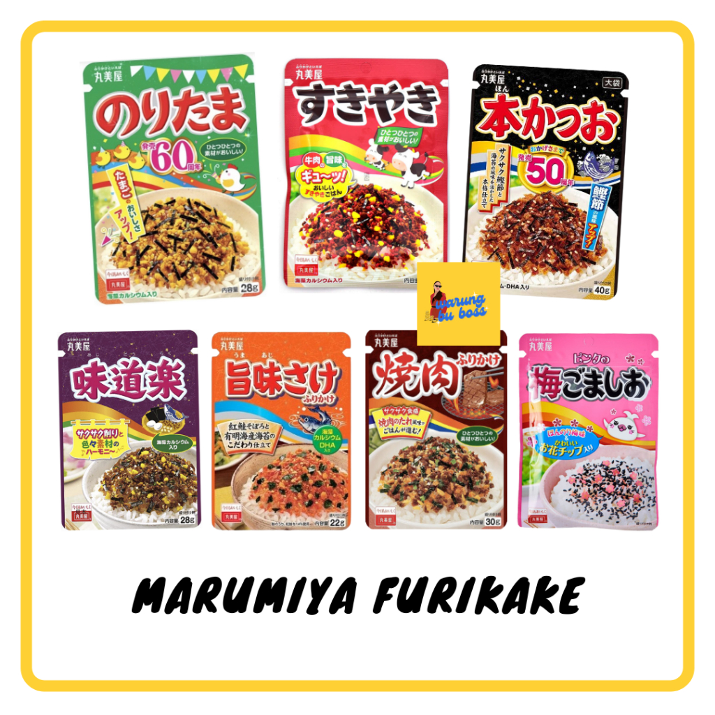 

Marumiya Furikake Noritama Rice Seasoning Bubuk Tabur Nori Jepang Abon Rice Topping Taburan Nasi