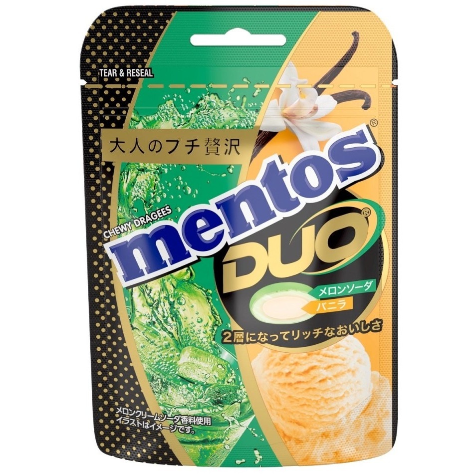 

Permen Mentos Duo Melon Soda & Vanilla LIMITED EDITION JAPAN