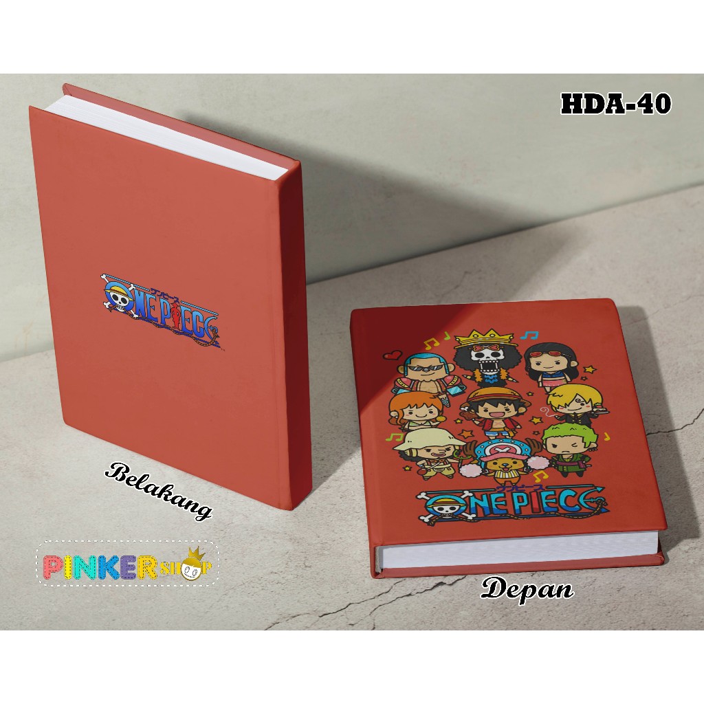 

(HDA-40) Hardcover Anime ONE PIECE CHIBI Ukuran A5 Jurnal Agenda Planner