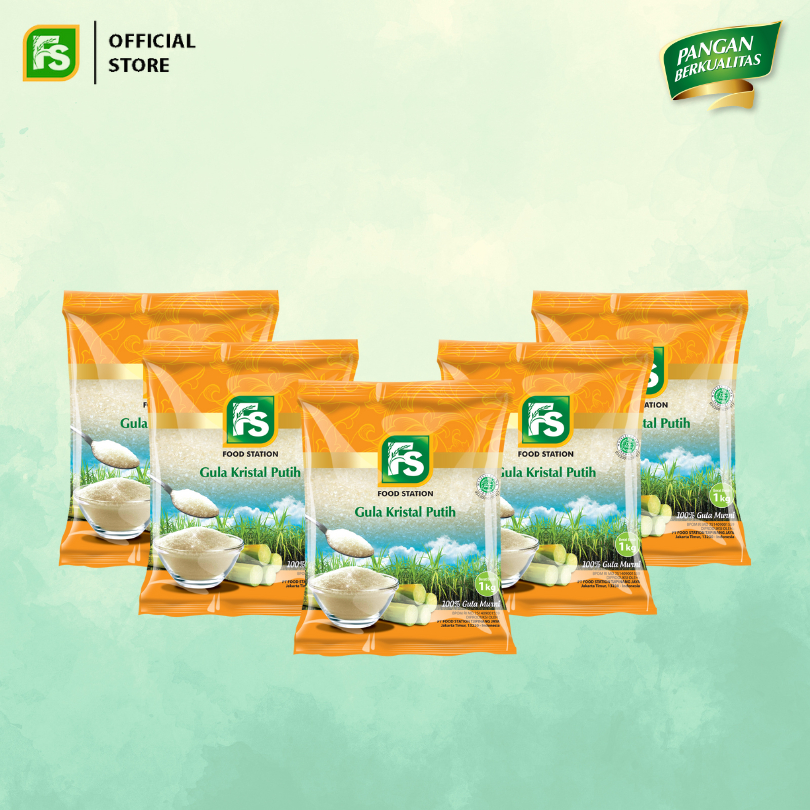 

Food Station -FS Gula Pasir Premium 5 Pcs @1 Kg