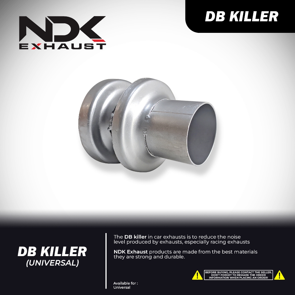 NDK EXHAUST DB KILLER PEREDAM SUARA KNALPOT MOBIL RACING